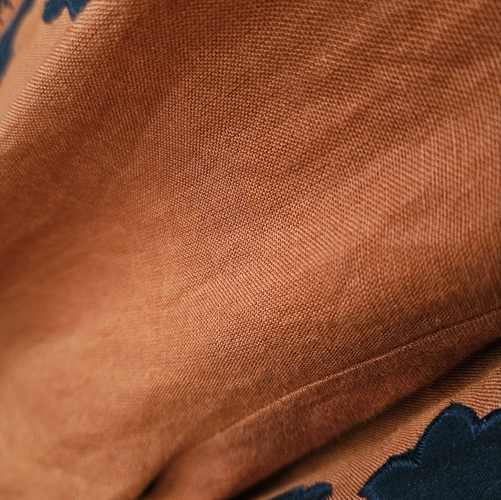 Chico's Linen Blend Appliqued Jacket - Picture 5 of 6